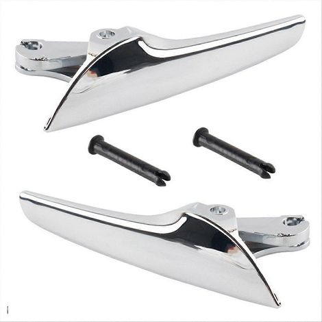 Embellecedores cromados ABS para manijas interiores de puertas de coche (par) para Vauxhall Opel Insignia 2009-2015 (Accesorios)