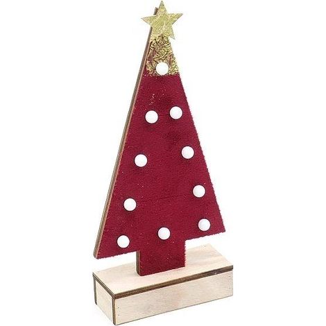 Árbol de Navidad decorado con luces LED.