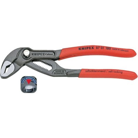 Tenaza fontan aju 180mm b/agua aut. cobra knipex