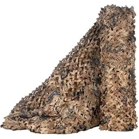 Pair - Rouleaux de filet camouflage grand format – protection solaire idéale – Desert Digital – 1,5 m x 2 m (1/5)