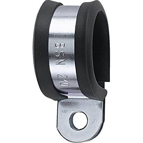 HellermannTyton AFCS63-GS/PVC-BK/ML Befestigungsschelle schraubbar 166-50608 Bündel-Ø-Bereich 63 mm