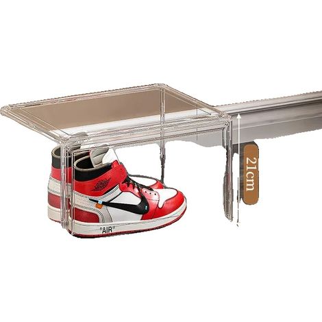 Sneaker-Organizer, stapelbares Design, magnetischer Verschluss, Seiten Tür-1PC (1/2)