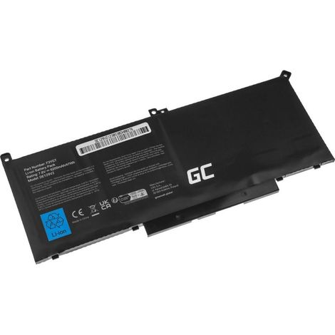 Batería para portátil F3YGT de 7,6 V y 6200 mAh para Dell Latitude 7280, 7290, 7380 y 7490