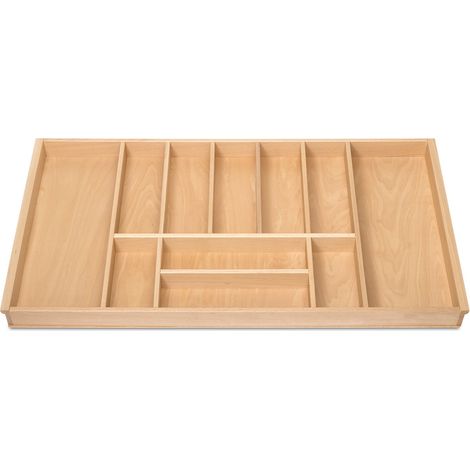 ORGA-BOX III Buche Besteckeinsatz Besteckkasten 1000 mm für Nobilia ab 2013 (1/5)