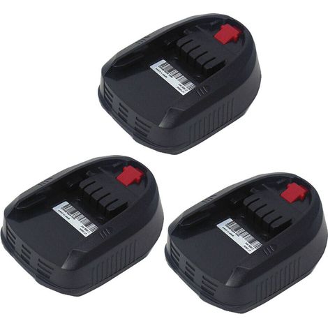 Powerwings – Pack de 3 batteries Li-Ion 14,4V 1,5Ah – Compatible Bosch PSR 14.4 LI-2, PSB 14.4 LI-2, lampe PML 18 LI – 100% neuf