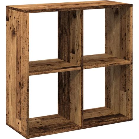 Maison Exclusive - Raumteiler-Bücherregal Altholz-Optik 69,5x29x6