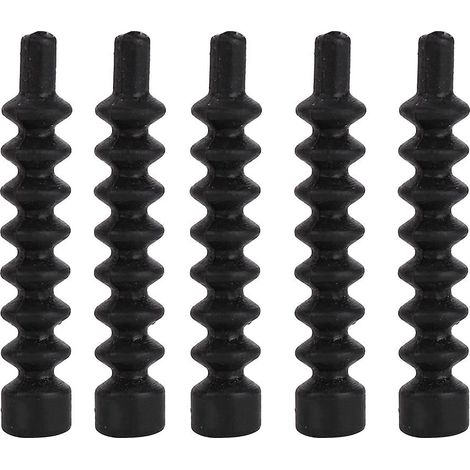 Convient aux patins de frein Starbun - Lot de 5 manchons en caoutchouc pour câbles de freins V-Brake de VTT, pièces de rechange pour gaines de protection (1/5)