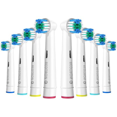 Replacement Brush Heads for Oral B (8 Pcs), Replacement Brush Head, Electric Toothbrush Heads for Precision Cleaning Pro1000 Pro3000 Pro5000 Pro7000 and More (1/5)