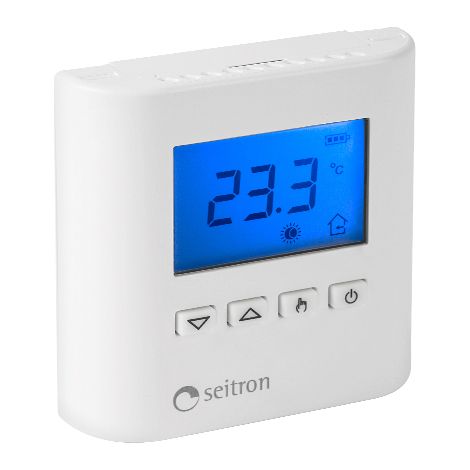 Termostato ambiente digitale a batterie TAD02B Seitron (1/2)
