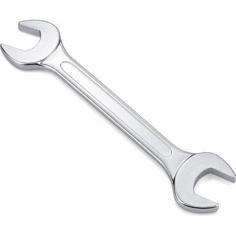 Clé plate double manuelle 24 x 27 mm acier chrome (1/5)