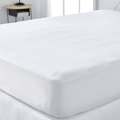Waterproof mattress protector - TODAY - Essential - For double bed - 90 x 190 cm - Anti-mite (1/3)
