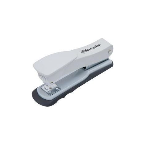 Heftgert 24/6 26/6 fest/lsbar/nageln 20 Bl. (80 g/m) Metall lichtgrau (1/4)