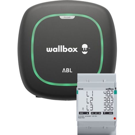 ABL Wallbox Pulsar Solar Bundle, 11kW, 6,35m Ladekabel, 201x198x99mm, Kunststoff (1/4)