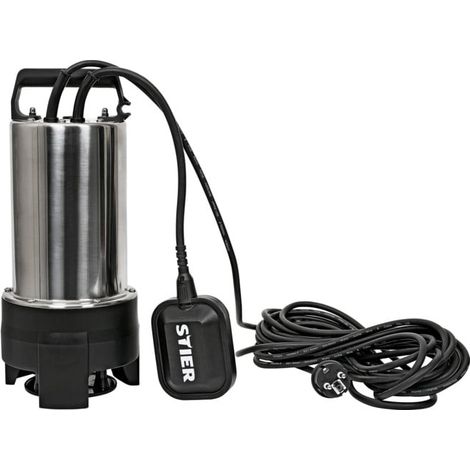 Pompe immergée pour eaux usées STIER, acier inoxydable, ESTW-1100 (1/5)