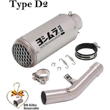 Para Suzuki Gsf650 Gsf1250 Gsx650f Gsf 650 1250 Gsx 650f 2007 - 2018 Sistema De Escape De Motocicleta Silenciador Db Killer Escape Moto Tubo( Type D2) (1/5)