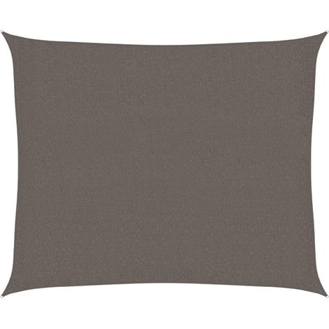 Voile d'ombrage Voile de parasol 160 g/m² Anthracite 2,5x3 m PEHD