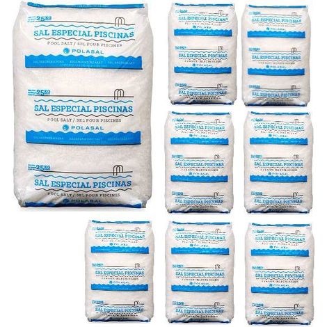 Traitement au sel - Sel pour électrolyse piscine - 8x25kg de Centrocom