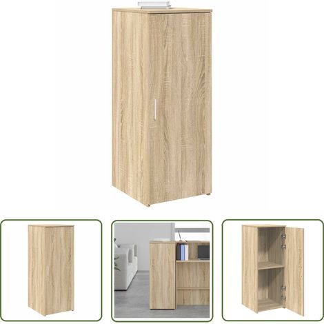 Schrank für Akten - vidaXL Lagerschrank Sonoma-Eiche 40x45x103,5 cm Holzwerkstoff - Schrank für Büro (1/5)