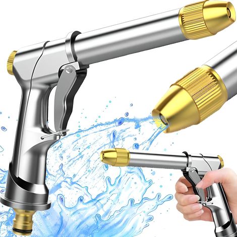 APEX Pistolet Arrosage Jardin, pulvérisateur de tuyau haute pression, pistolet pulvérisateur de jardin, débit d'eau réglable (1/5)