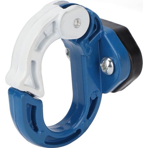 Support Moto Crochet Avant Porte-Casque Crochet Bagagerie en Alliage Acier Aluminium Charge 12kg pour Scooter Électrique (Bleu Blanc) (1/5)