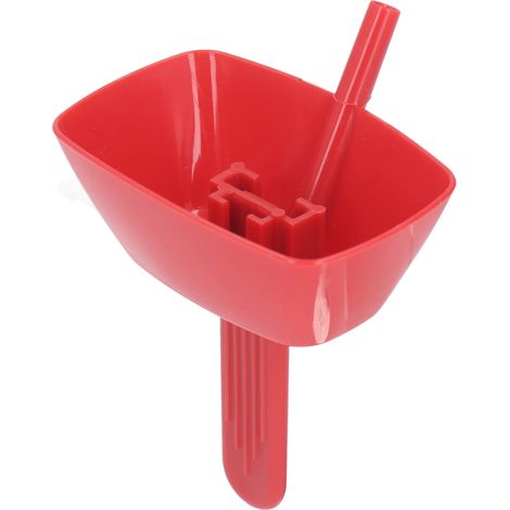 Porte-glaces en ABS anti-gouttes avec paille pour enfants, rouge (1/5)