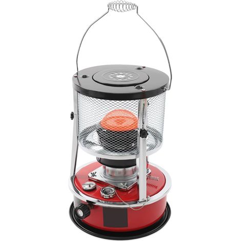 Chauffage à pétrole 8000 BTU - Chauffage portable pour extérieur - Camping, garage, pêche et jardin - Jusqu'à 18 h de temps de chauffage - Réglable en hauteur - Sans électricité, réservoir de 5,2 l (1/5)