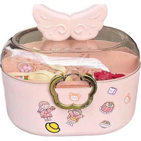 Caja de almacenamiento para joyas para el cabello - 0,01 litros - Rosa