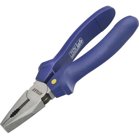 UTILEX alicates utilex universales     175 mm. , Alicates universales. - Longitud: 175 mm.- Ideal para trabajos industriales.- Mango color azul. (1/4)