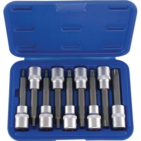 SERIE SET 9pz CHIAVI A BUSSOLA 1/2" INSERTO TORX T20-T60 CONDOR (1/2)