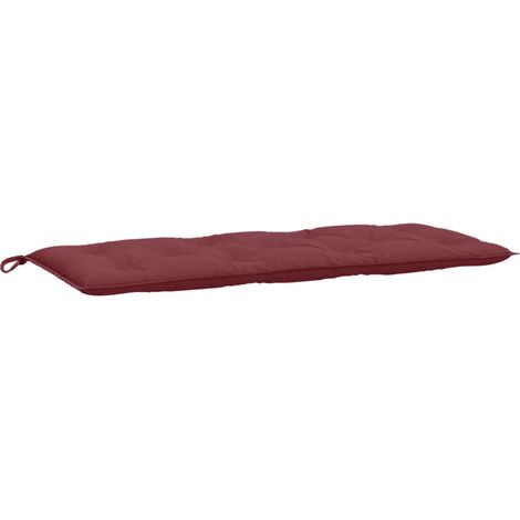 Maison Exclusive - Gartenbank-Auflage Melange Weinrot 120x50x7 cm