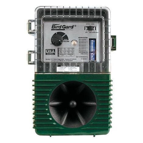 Repulsif pro BirdGard WK0033-35 pour éloigner les pigeons – Protection jusqu'à 0.6 hectares – Son haute fidélité programmable – Satenco (1/3)