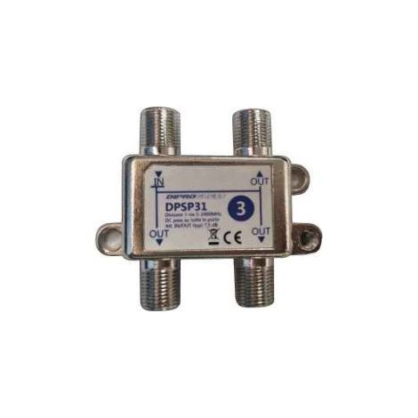 Diprogress Divisore partitore derivatore sdoppiatore splitter 5-2400 Mhz F 3 uscite - DPSP31