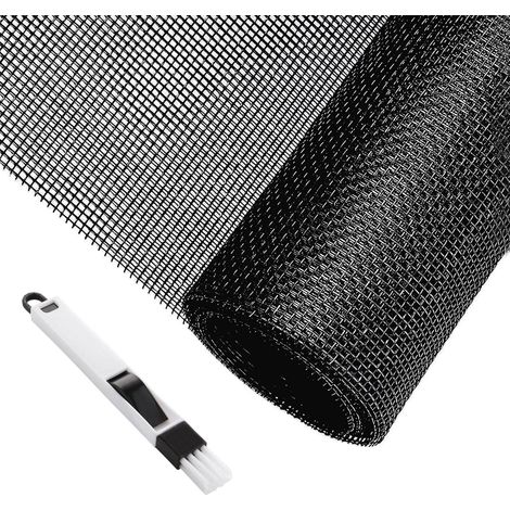 Fliegengitter Meterware 150x300cm Fiberglas zuschneidbar Schwarz (1/5)