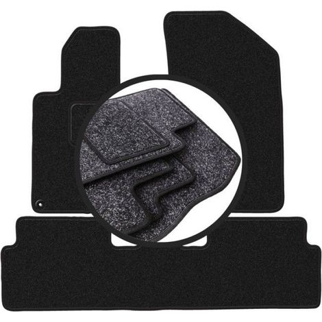 Tapis De Sol - Pour Peugeot 508 RXH Arriere - 2010 A 2018 - Polypropylene - Anthracite - Complet
