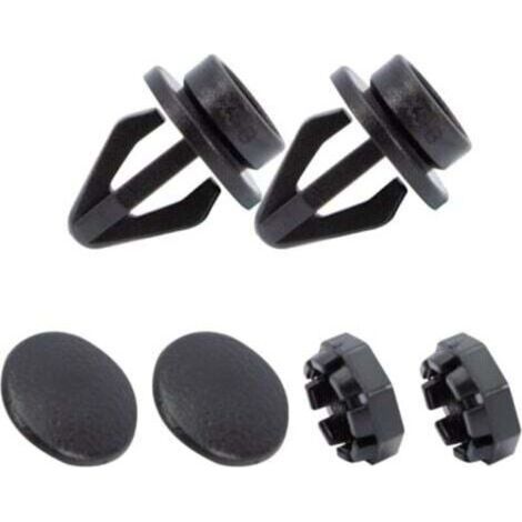 Set mit 2 Ersatzclips für die Hutablage 799161KA2A, Befestigungsclips für die hintere Hutablage, kompatibel mit Nissan Juke 2010-2014