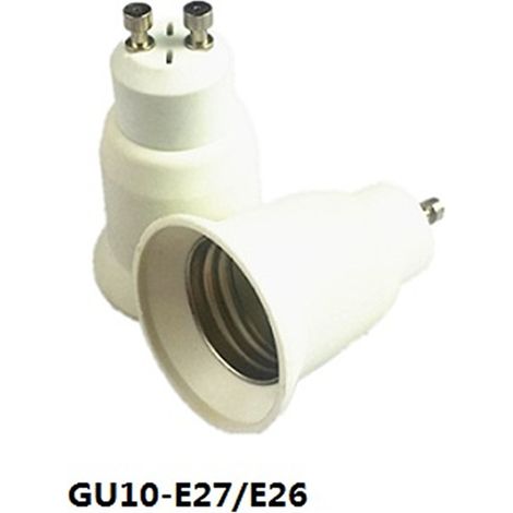 Adaptateurs GU10 vers E27 disponibles immédiatement. Tests et essais de vieillissement possibles. Les douilles en PBT sont ignifugées et conformes aux normes CE. (1/5)