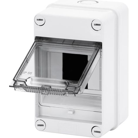 Gewiss GW-40001 Tableau de distribution mural 4M IP55 pour boîtier de bornier