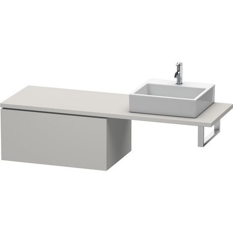 Consolle bassa L-CUBE 820x547x400mm cemento