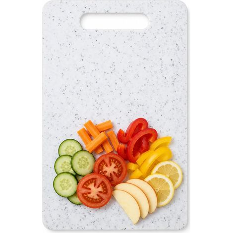 mini planche à découper en plastique blanc pour la cuisine, les fruits et les légumes (1/5)