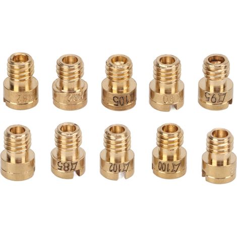Surtidores principales para carburadores, surtidor principal metálico 82-105 para scooter/ciclomotor GY6 50cc 139QMB, 10 unidades (1/5)