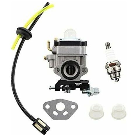 Carburateur et Filtre à Essence de 11mm avec Bougie d'Allumage pour AL-KO Alko Débroussailleuse BC410 BC4535 BC 4125 Moteur. (1/5)
