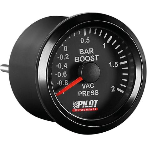 Black Analogue Gauge Series, Pressione turbo - Ø 2” (52 mm) (1/5)