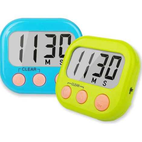 Klassenzimmer-Timer für Lehrer und Kinder – Großer magnetischer Digitaltimer – 2er-Pack (1/5)