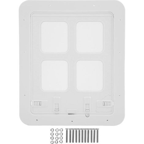 Toivize Porte pour animaux – Porte-écran anti-moustiques avec fermeture magnétique automatique et 4 verrous pour portes coulissantes (1/5)