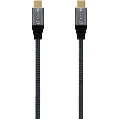 Cavo USB-C Aisens A107-0671 1 m Grigio (1 Unità) (1/3)