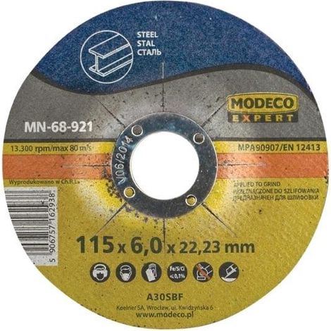Modeco Pro Schleifscheiben 230 mm, Dicke 6 mm