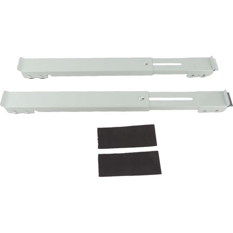 [JAMAIS UTILISÉ]Lot de 2 roulettes pour appareils électroménagers : support universel, robuste et extensible pour réfrigérateur et machine à laver, résistant à la rouille. (1/5)