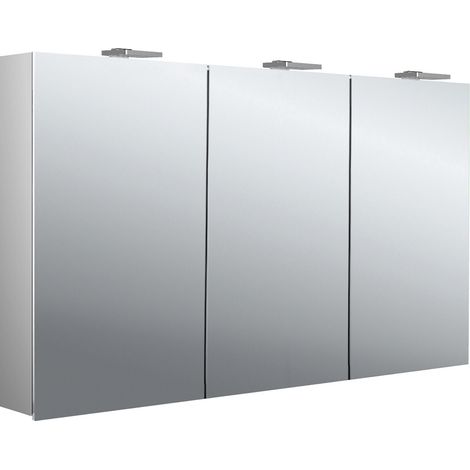 emco pure 2 style LED-Lichtspiegelschrank mit 2 Aufsatzleuchten, (1/5)