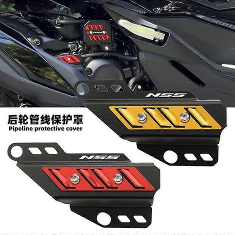 Cache-tube de roue arrière compatible avec Honda FORZA 350 NSS350 modifié, protection de tube en alliage d'aluminium (A et C à prendre en compte) (1/5)