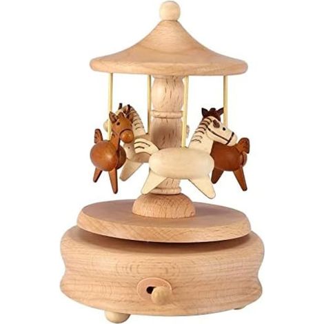 Boîte à musique carrousel, boîte à sons créative octave « Ange dansant » (1/5)